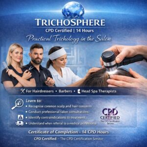 Szkolenie Praktyczna trychologia w salonie TrichoSphere 14 godzin (certyfikat CPD)